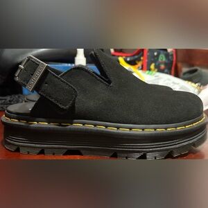 Dr. Martens ZEBZAG
Suede Slingback Platform Mules